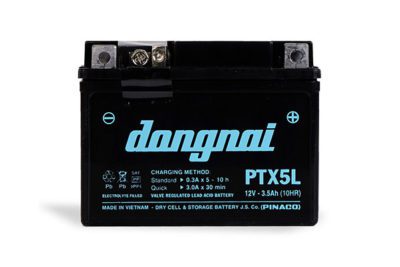 Ắc Quy Đồng Nai PTX5L (12V-3,5AH) - Xe Máy